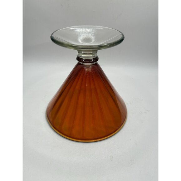 Vintage Fenton Art Glass #735 Grecian Gold /Marigold Carnival Glass 1/2 lb Foo - Picture 9 of 10